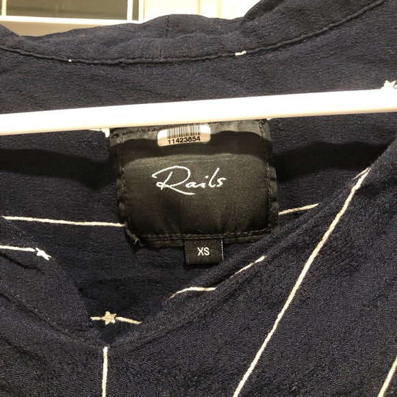Rails Rhea Striped Stars Blouse - Picture 7 of 10